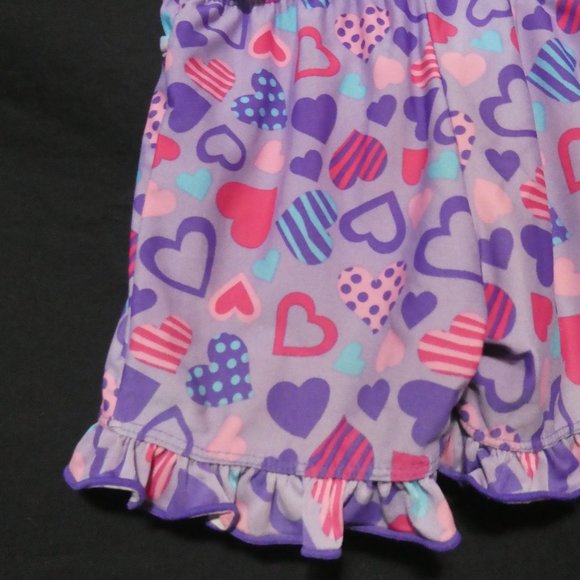 UV SKINZ | 3T | Heart Print Lilac Swim Shorts - Picture 7 of 8
